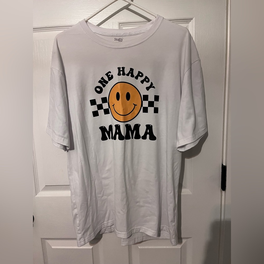 One Happy Mama tshirt large